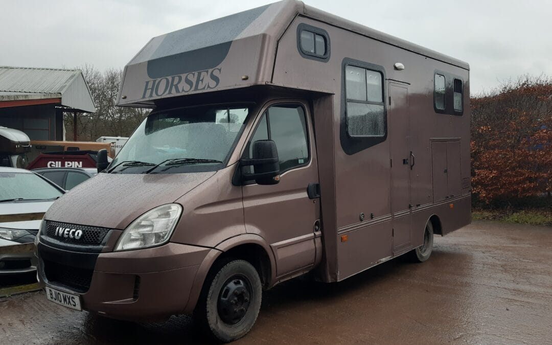 5.2 ton Iveco 50c15 2 horse with living £18,000 SOLD