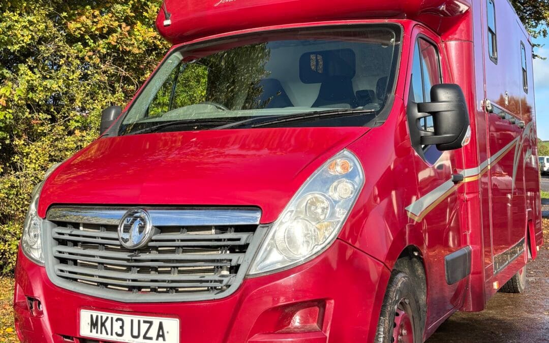 3.5 ton 2 horse Vauxhall Movano £26,500